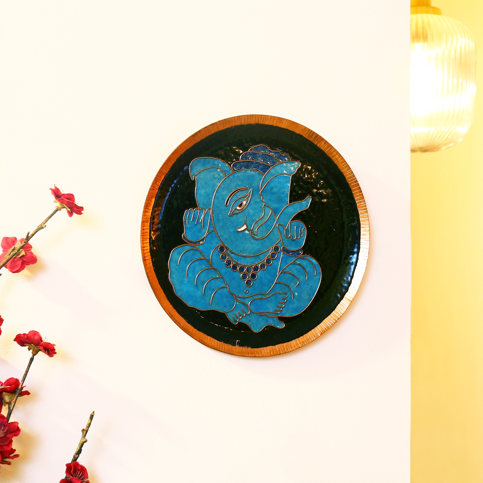 Eki Beki painted wall plate